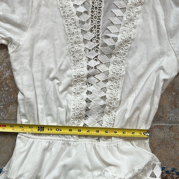 Anthropologie Peixoto Embroidered Lace Cover-Up Dress Size L NWT READ - Picture 17 of 17